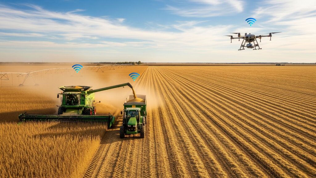 Agribusiness Monitoring with Satellite IoT