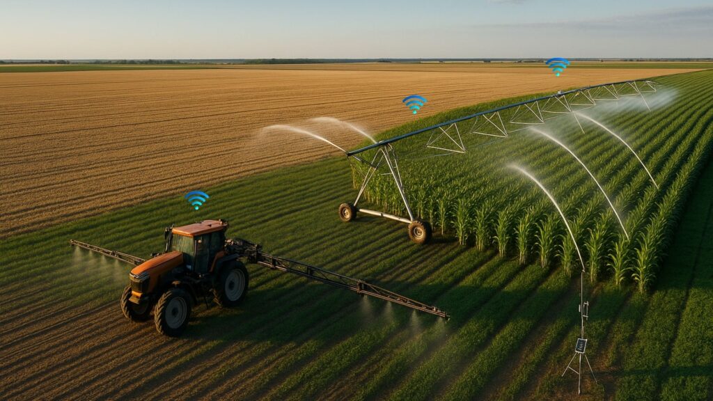 Agribusiness Monitoring with Satellite IoT