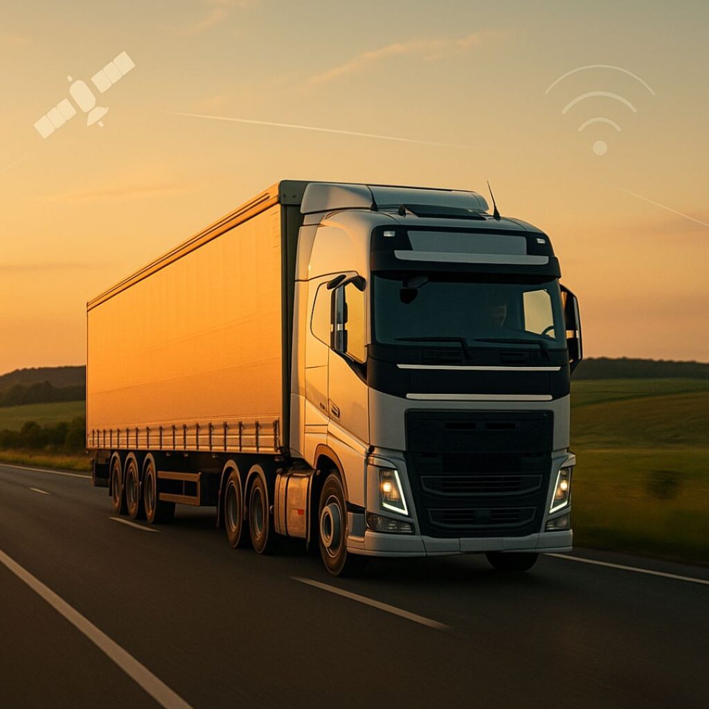 Transport and Logistics Monitoring with Satellite IoT